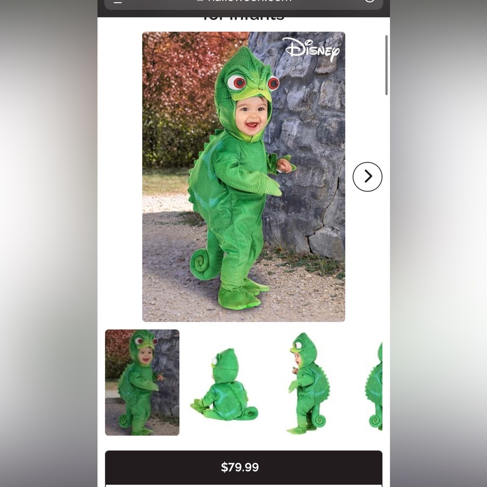 12-18 Month Disney Tangled Pascal costume